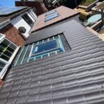 ​New two-storey house extension construction in Hinckley by Renofox Construction specialists.