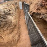 ​Poured concrete foundations and footings for a new home extension project by Renofox Construction in Hinckley.